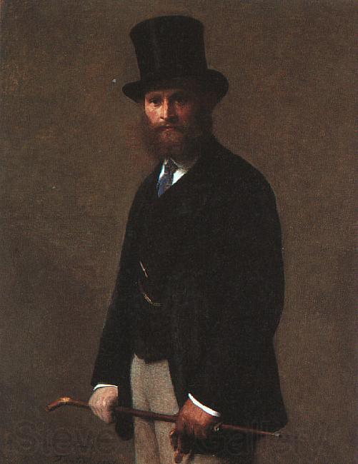 Henri Fantin-Latour Portrait of Edouard Manet Norge oil painting art